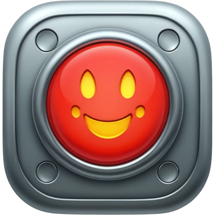 push button that says horny emoji