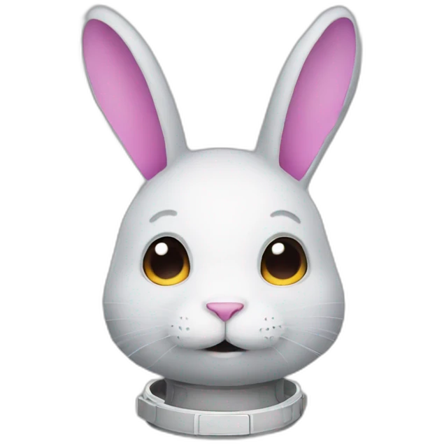 space rabbit emoji