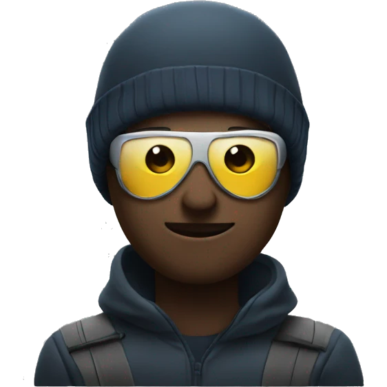 Man with ski mask emoji