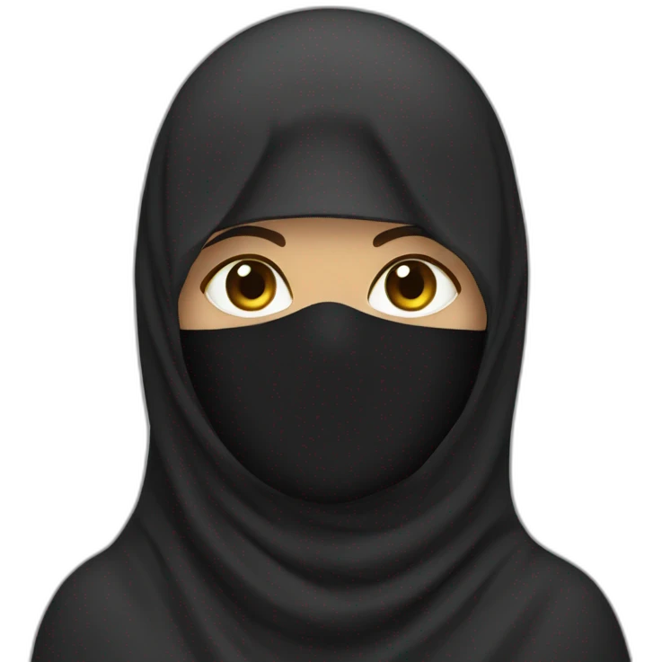 Femme niqab emoji