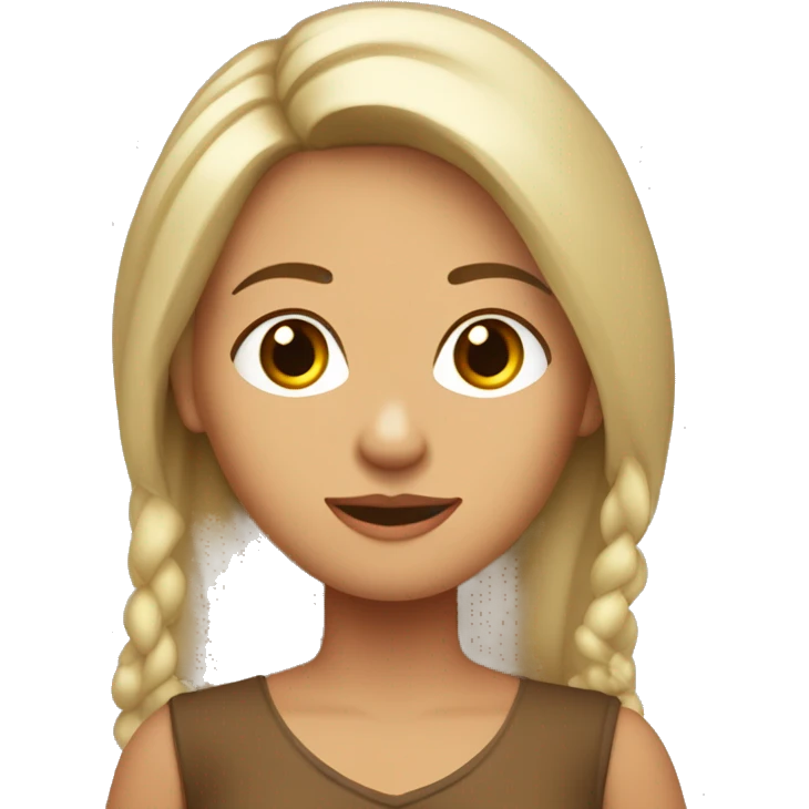 Madre rubia de rulos, pade calvo, hija castaño claro emoji