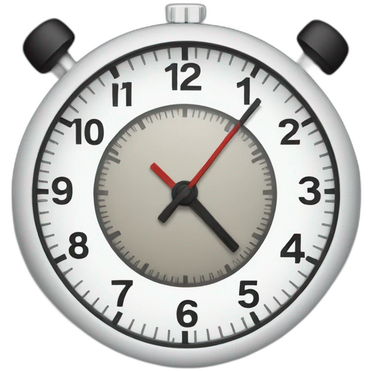 stopwatch face emoji