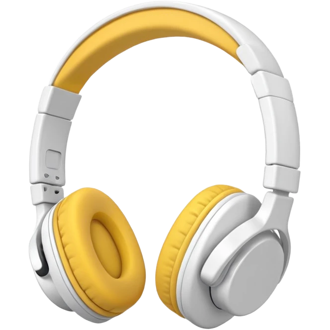 White headphone emoji