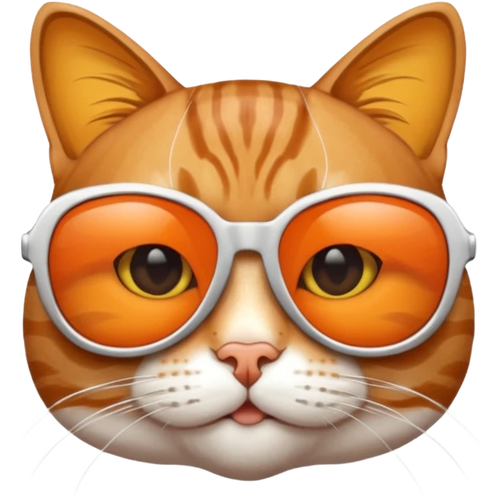 Cat wearing sunglasses emoji