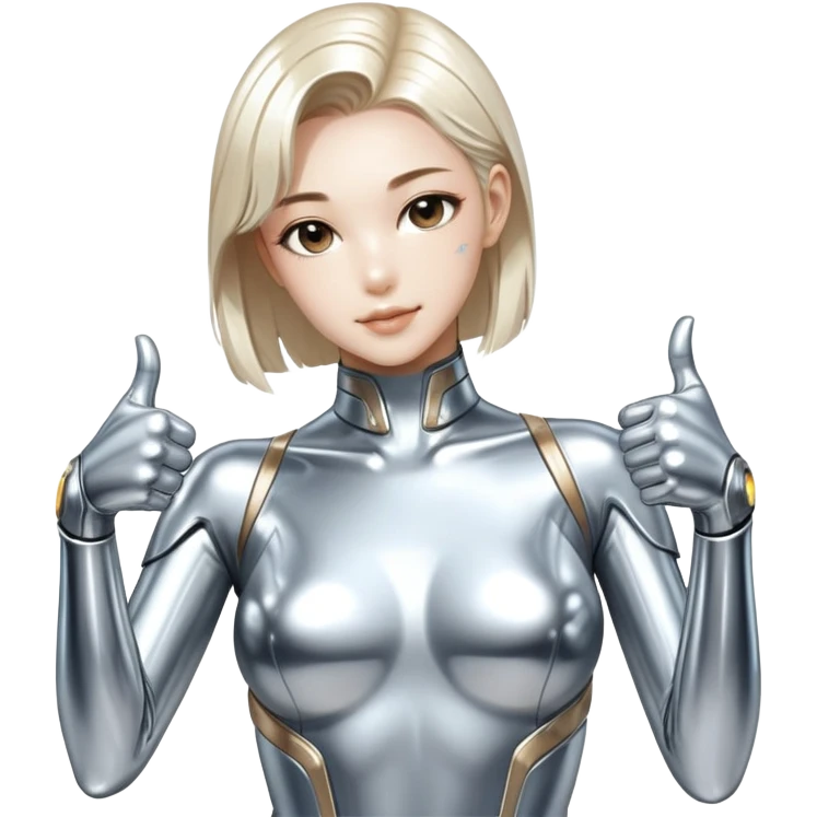 sorayama thumbs up emoji