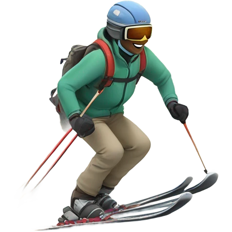 Savannah skiing emoji