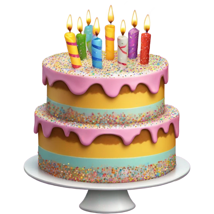 Birthday cake emoji