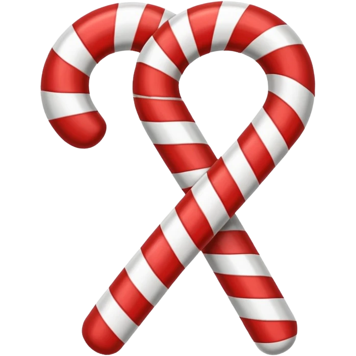 Christmas candy cane emoji
