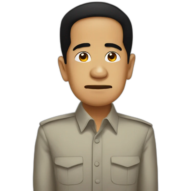 Jokowi sad emoji