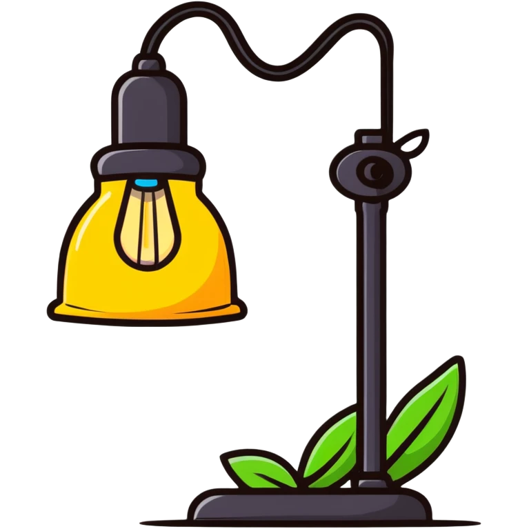 May Day festive lamp with spring decorations emoji