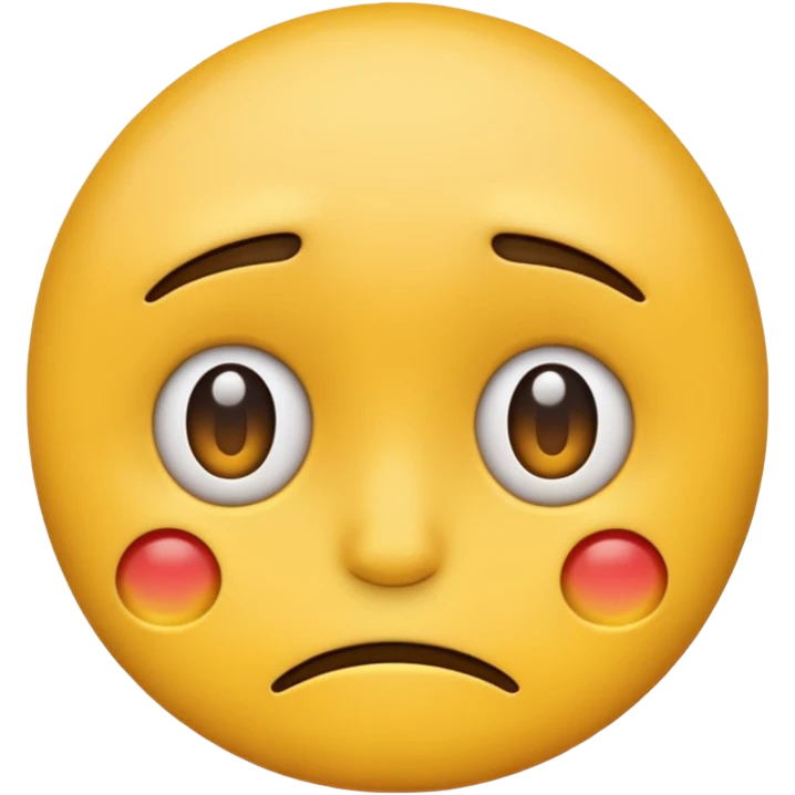 Very very very very very sad normal yellow emoji head  emoji