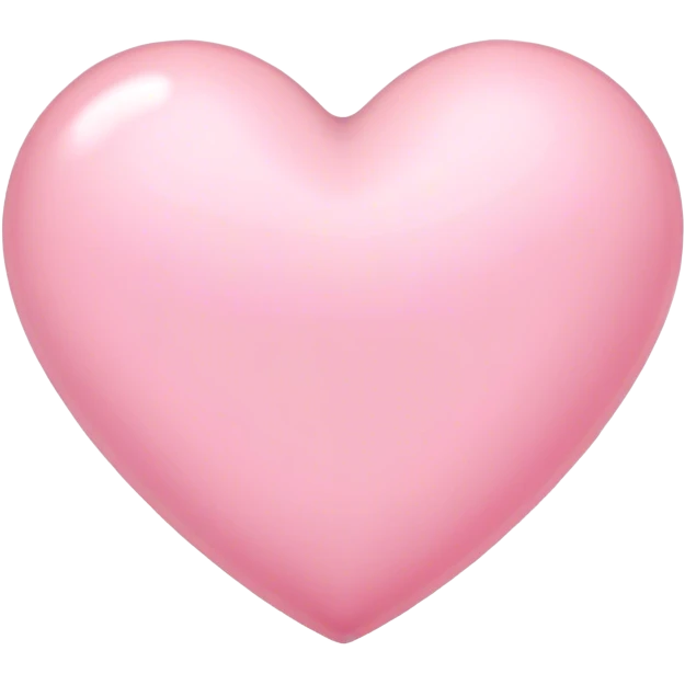Light pink heart  emoji