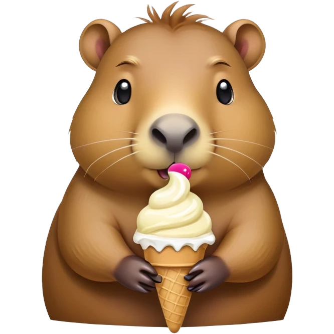 dondurma capybara emoji
