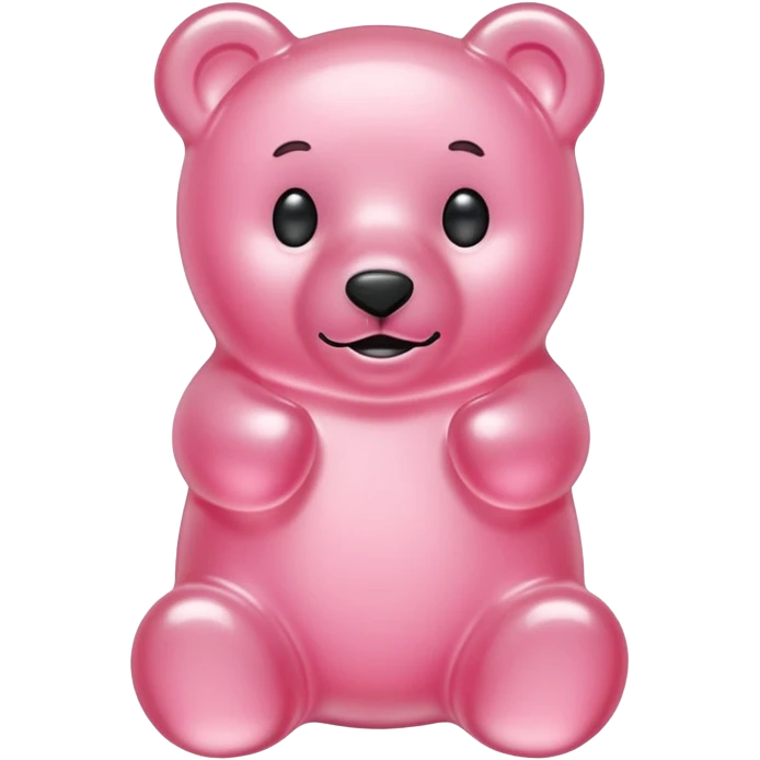 light pink gummy bear emoji