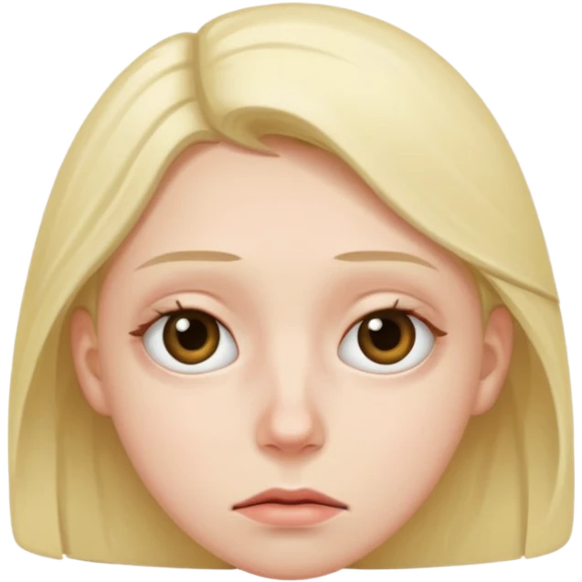 exhausted under eye dark circles emoji