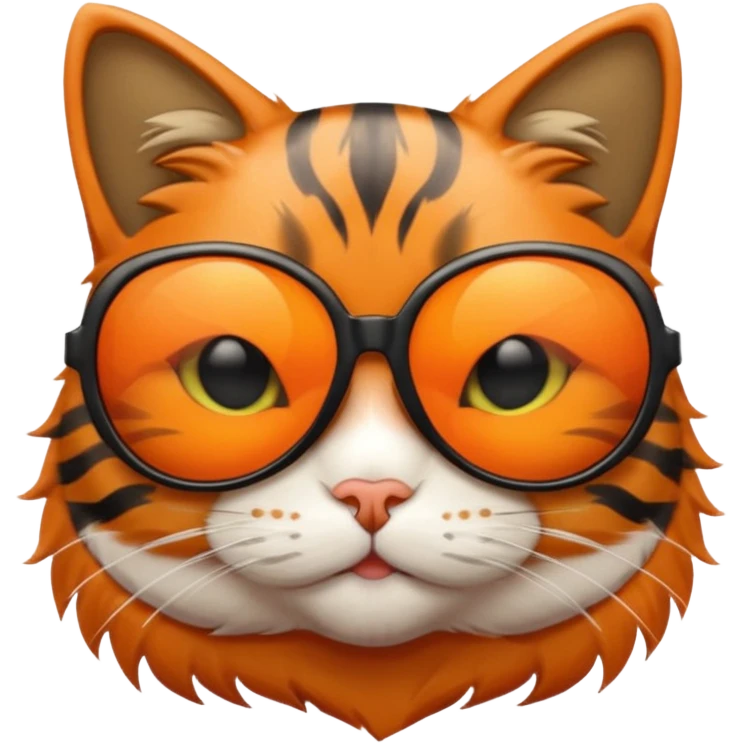 Cat wearing sunglasses emoji