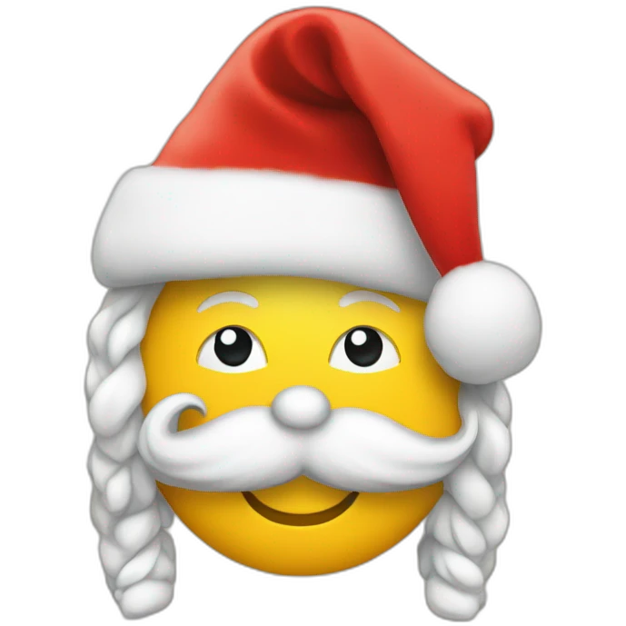 united state with cristmas hat emoji