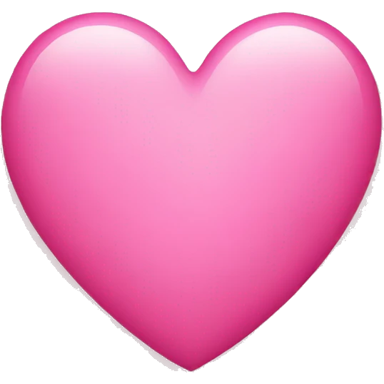 Pink heart  emoji