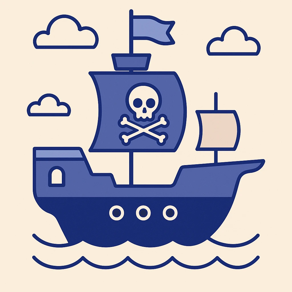 pirate ship emoji