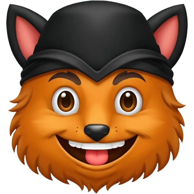 Diseña un Zorro saludando  emoji