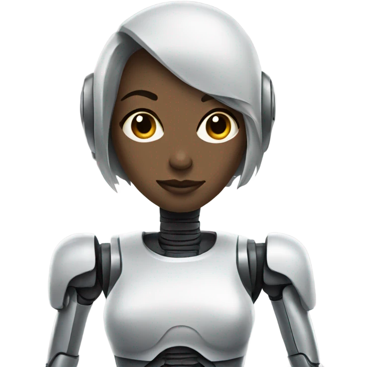 robot girl emoji