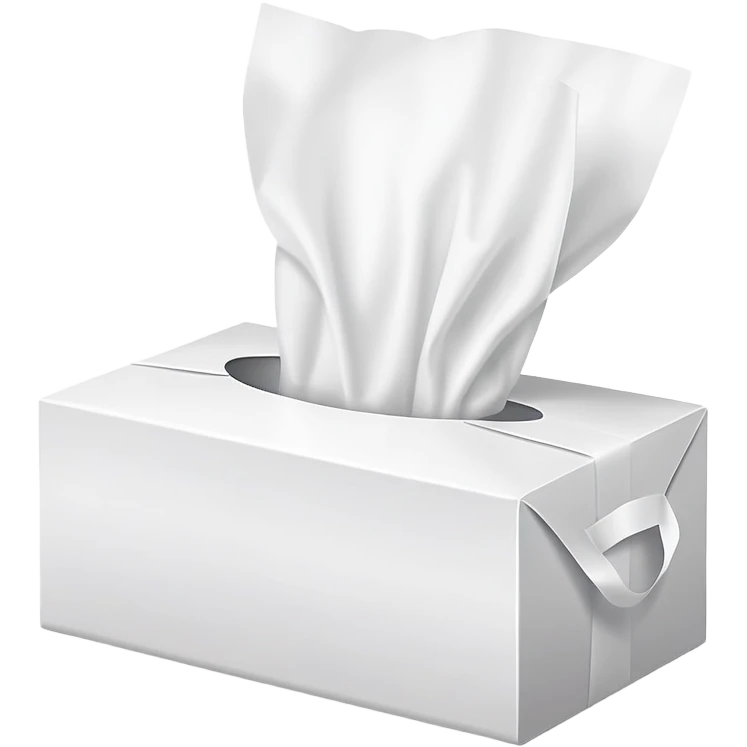 Tissue paper box emoji