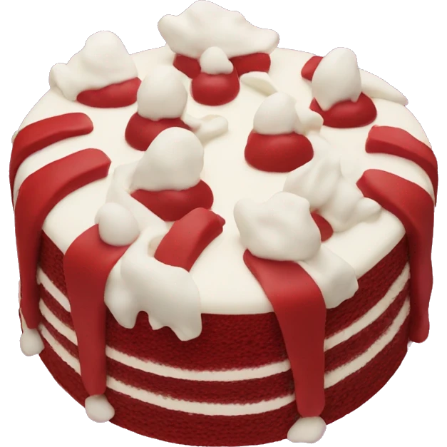 red velvet cake emoji