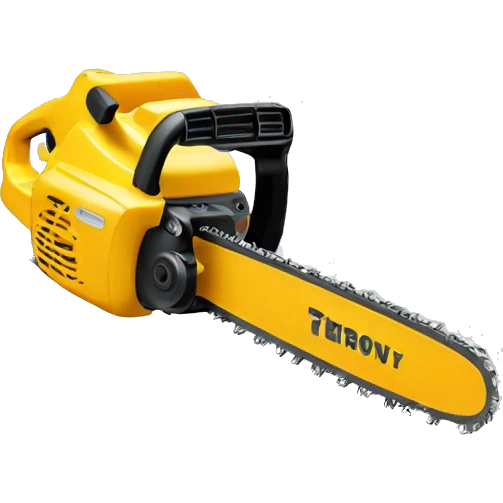 yellow toy chainsaw emoji