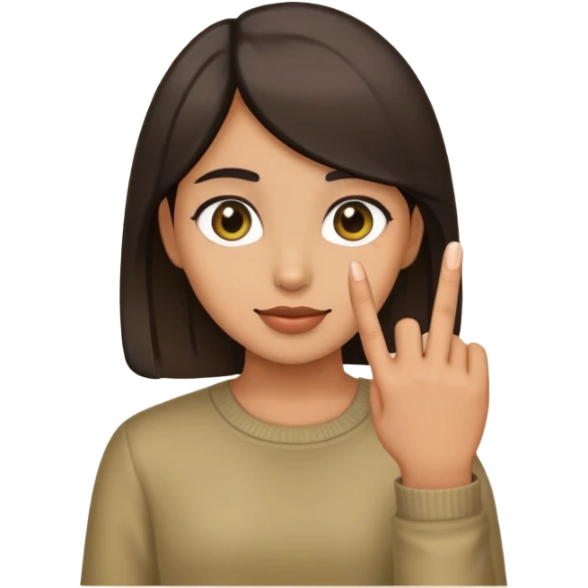 Finger in coochie  emoji