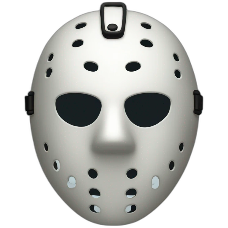 Friday 13th hockey mask emoji