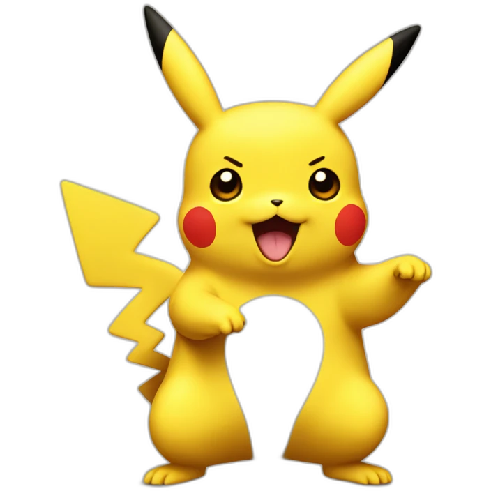 pikachu playing spike emoji