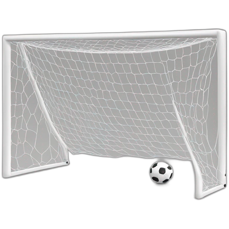 soccer goal clip art black white emoji