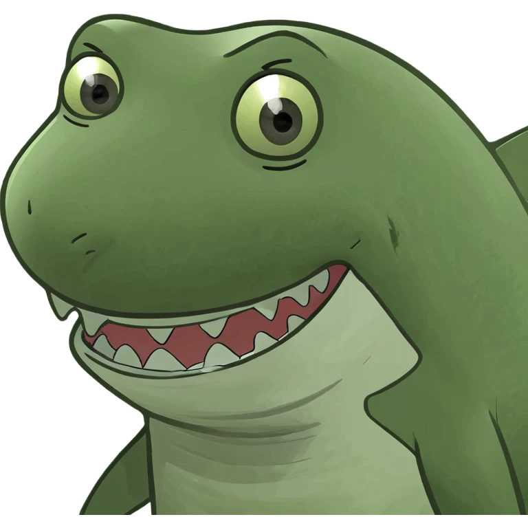 smiling shark emoji
