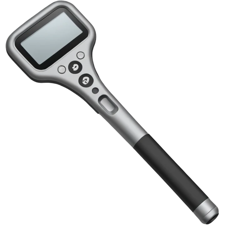 Handheld scanner wand emoji