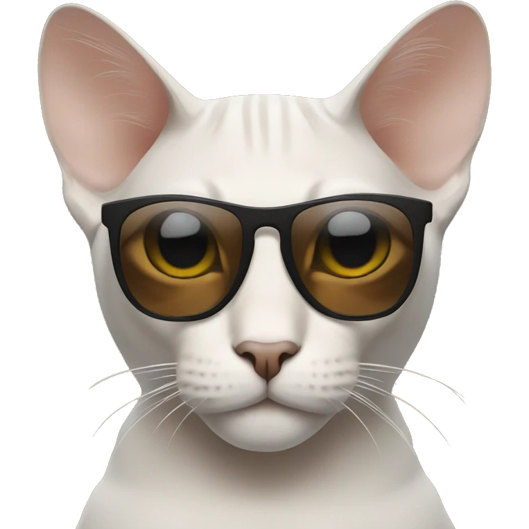 Cat sphinx with sunglasses emoji