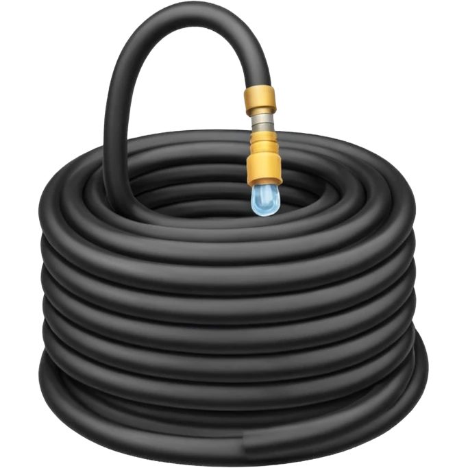A Hose – coiled water hose emoji