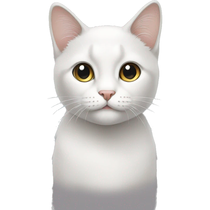 White brunette boygrey cat emoji
