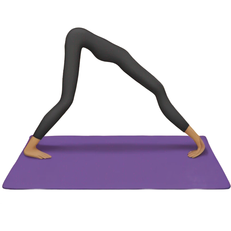 yoga mat emoji