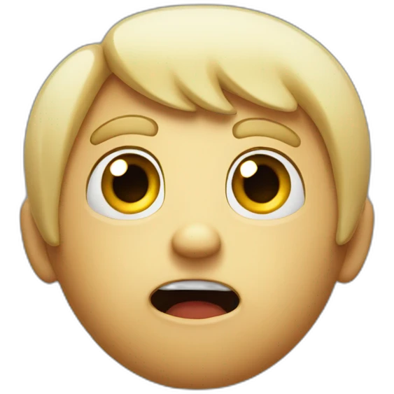 Surprised hellow emoji
