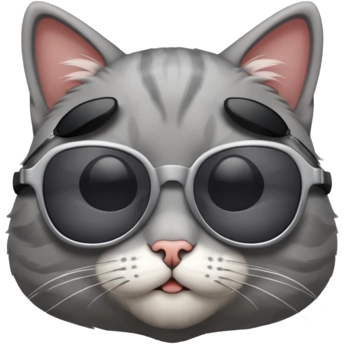 Cat wearing sunglasses emoji