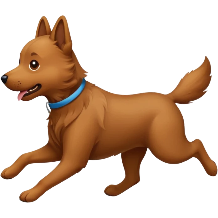 a dog running emoji