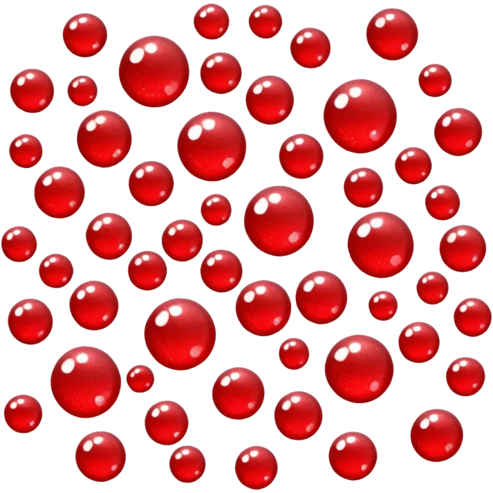 red glitter chat emoji