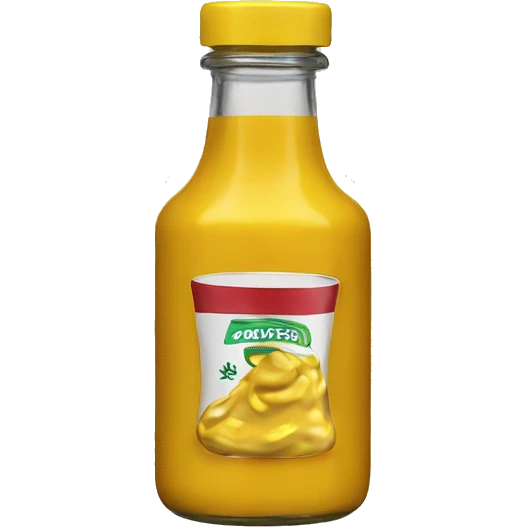 Mustard bottle emoji