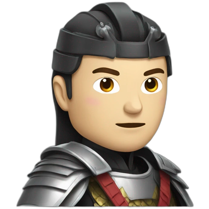 Elon Musk samurai emoji
