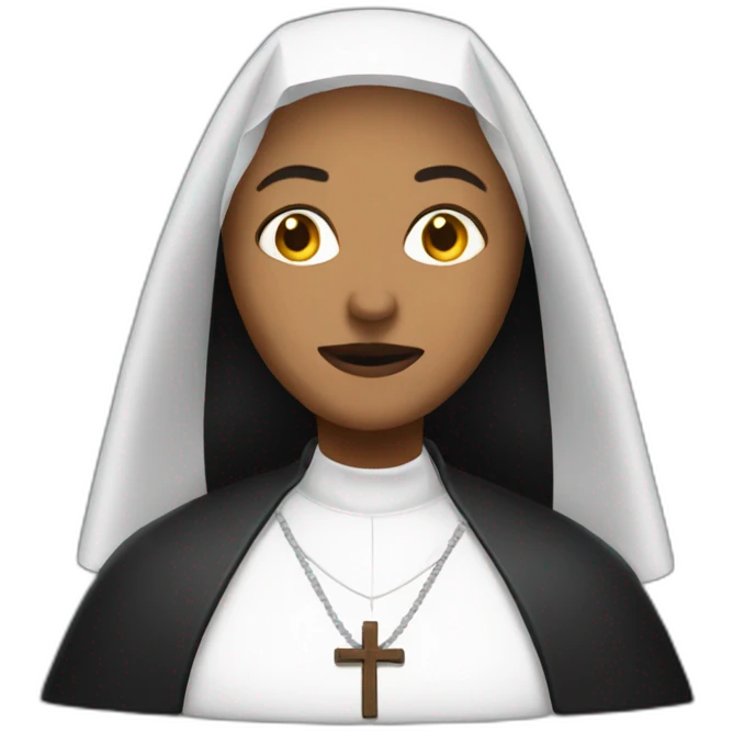 nun scary movie emoji