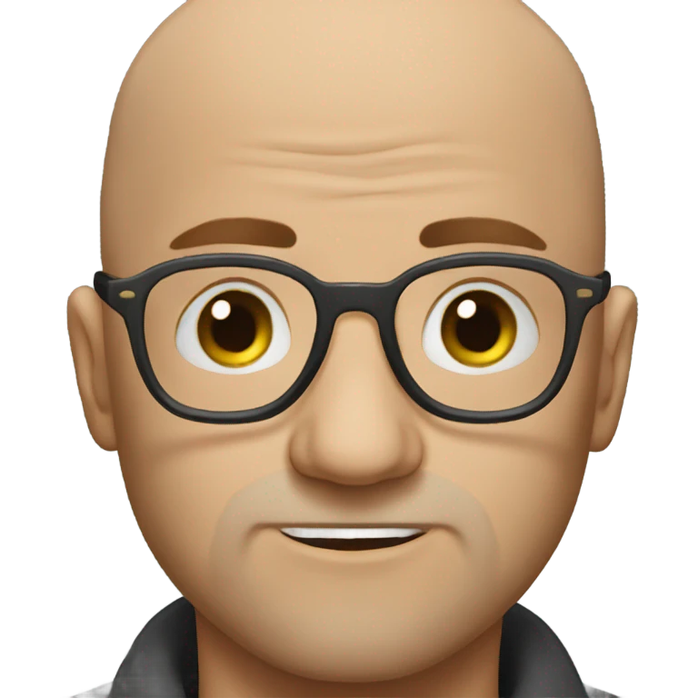 bald guy with glasses meme sad emoji