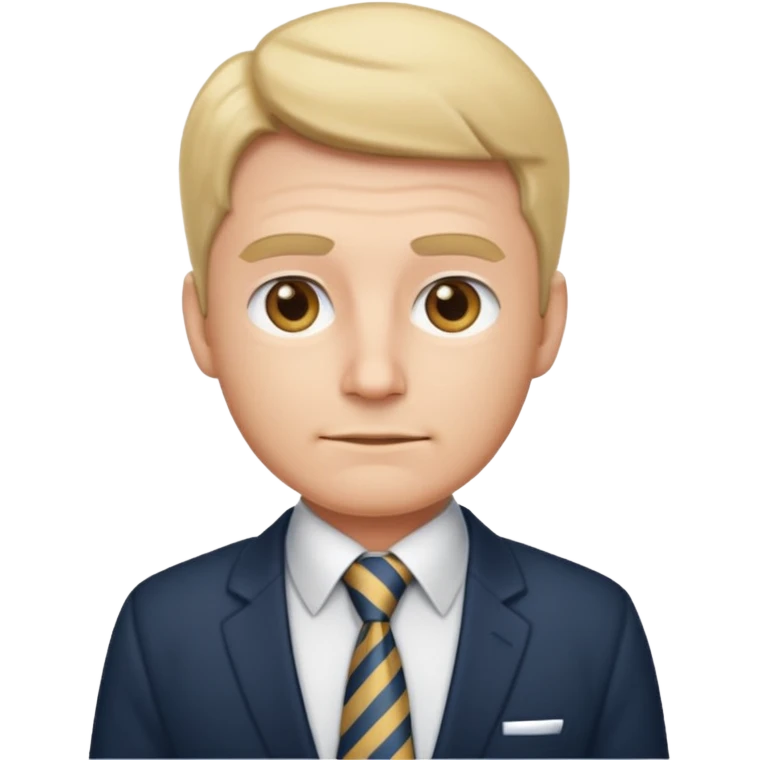 AN UNCLE with a tie in business clothes emoji