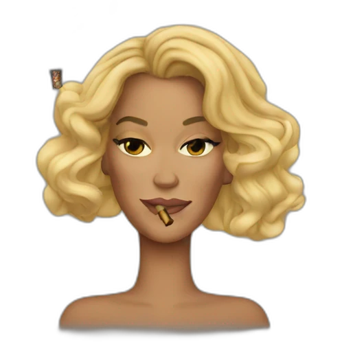 beyonce-smoking emoji