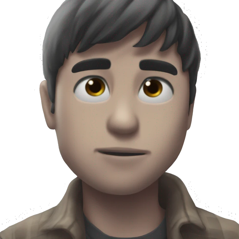 solo boy in blackshirt emoji