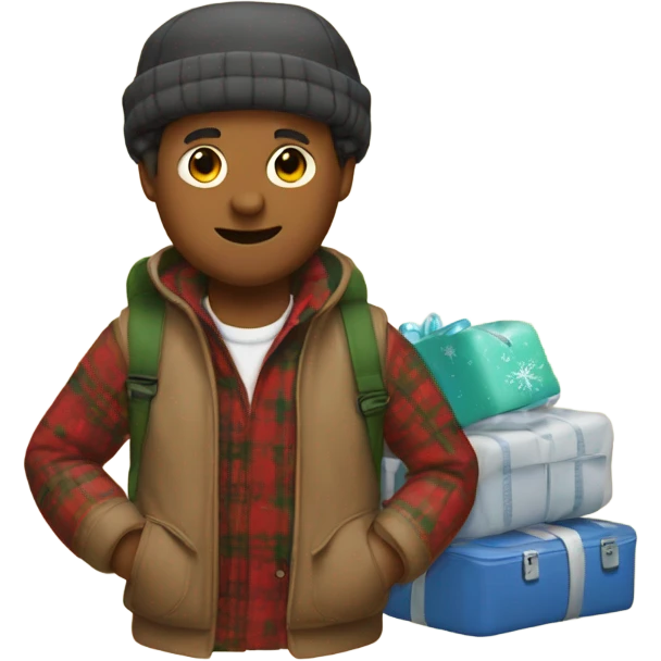 Christmas vacation packing  emoji